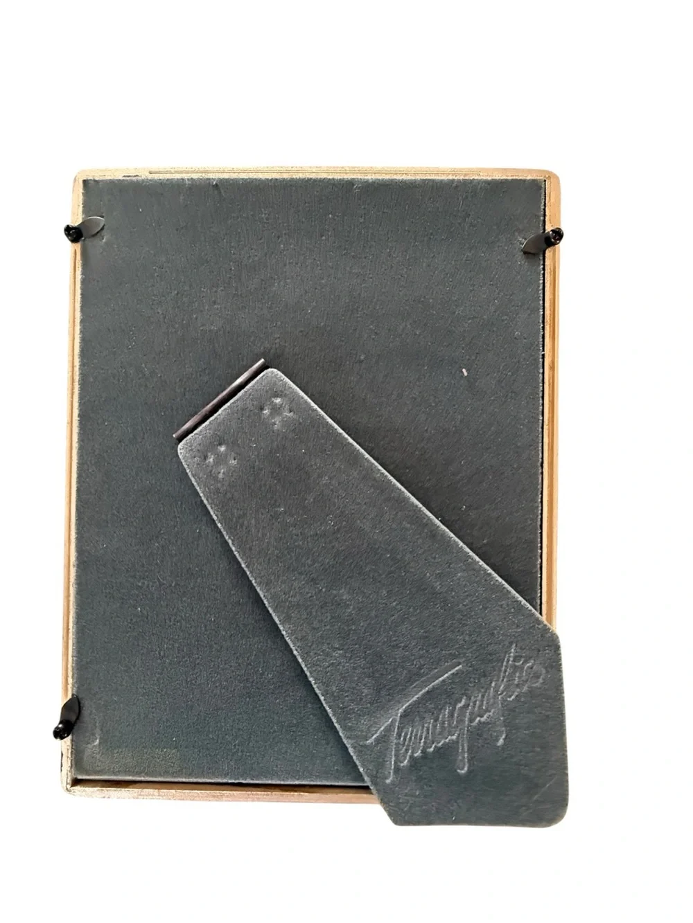 Vintage Terragrafics 5x7 Heavy Metal Picture Frame